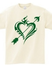 Heart tribal Steal Your Heart-Green