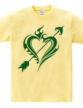 Heart tribal Steal Your Heart-Green