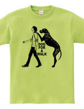 dog for a walk-B