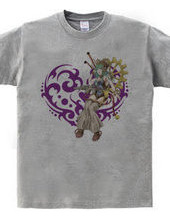 Heart type3 - steampunk-ish women - Purp