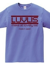 LUVLIS Tシャツ。