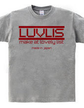 LUVLIS Tシャツ。