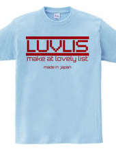 LUVLIS Tシャツ。