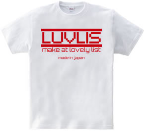 LUVLIS Tシャツ。