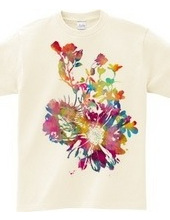 Shell flower t-shirt