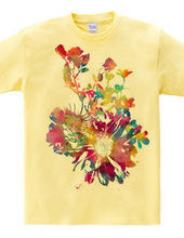 Shell flower t-shirt