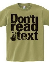 Read the character T shirt T shirt