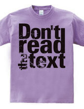 Read the character T shirt T shirt