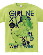 GIRL NEXT DOOR WET N WILD PIN UP