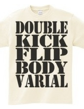 double kick flip body varial-black