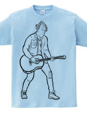 Guitar Boy(black line)