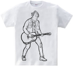 Guitar Boy(black line)