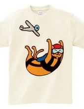 Sky diving cat