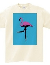 Collage Art Flamingo