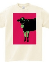 Collage Art Milk Cow
