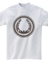 Horseshoe tribal design 01-Brown-