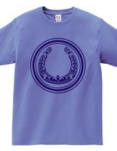 Horseshoe tribal design 01-Purple-