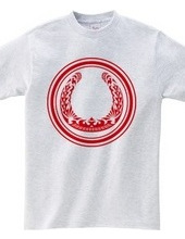 Horseshoe tribal design 01-Red-