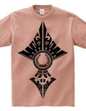 Horseshoe tribal design 02-black-