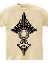 Horseshoe tribal design 02-black-