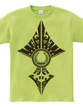 Horseshoe tribal design 02-Brown-