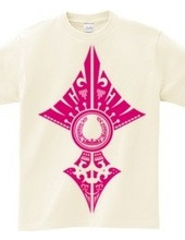 Horseshoe tribal design 02-Magenta-