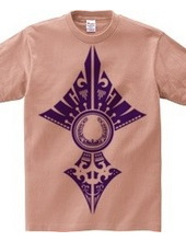 Horseshoe tribal design 02-Purple-