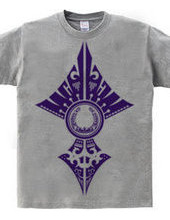 Horseshoe tribal design 02-Purple-