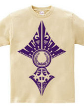 Horseshoe tribal design 02-Purple-