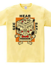 Freedom monkey chara(Black)