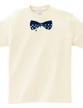 Trickling polka-dot bow ties