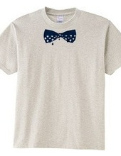 Trickling polka-dot bow ties