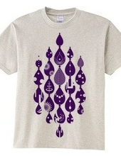 Imagination design and tears-Purple-