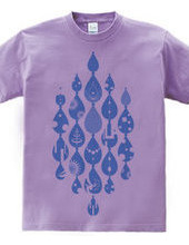 Imagination design and tears-Water-Blue-