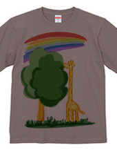 Rainbow and giraffe