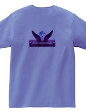 Wings of the bluish purple on the back