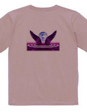 Wings of the bluish purple on the back