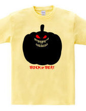 Halloween ghost pumpkin (black)