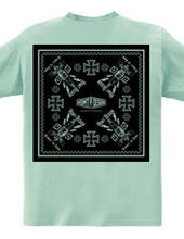 HSMT design BANDANNA(PLUG/BLACK)