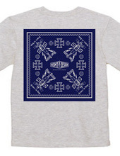 HSMT design BANDANNA(PLUG/NAVY/F/B)