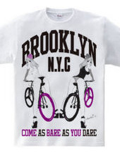 BROOKLYN NYC 自転車 ピンナップ ガールズ