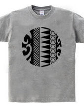 Circle tribal design 14 - 02-Black