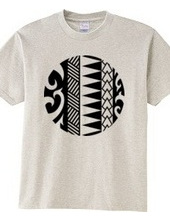 Circle tribal design 14 - 02-Black