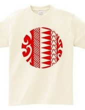 Circle tribal design 14 - 02-Red