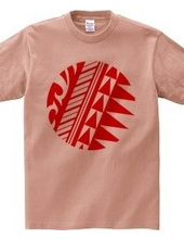 Circle tribal design 14 - 03-Red