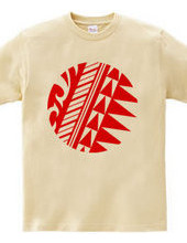 Circle tribal design 14 - 03-Red