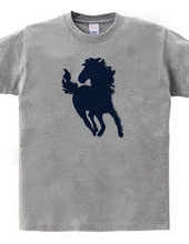 Zoo-Shirt | Horse running with the hair