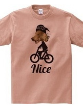 Nice bear cyclists