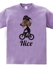 Nice bear cyclists