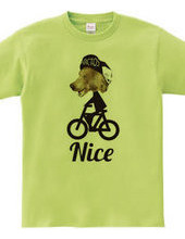 Nice bear cyclists